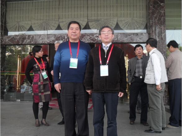 李穆与中国科普作家秘书长合影